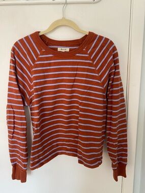 Madewell stripe long sleeve shirt